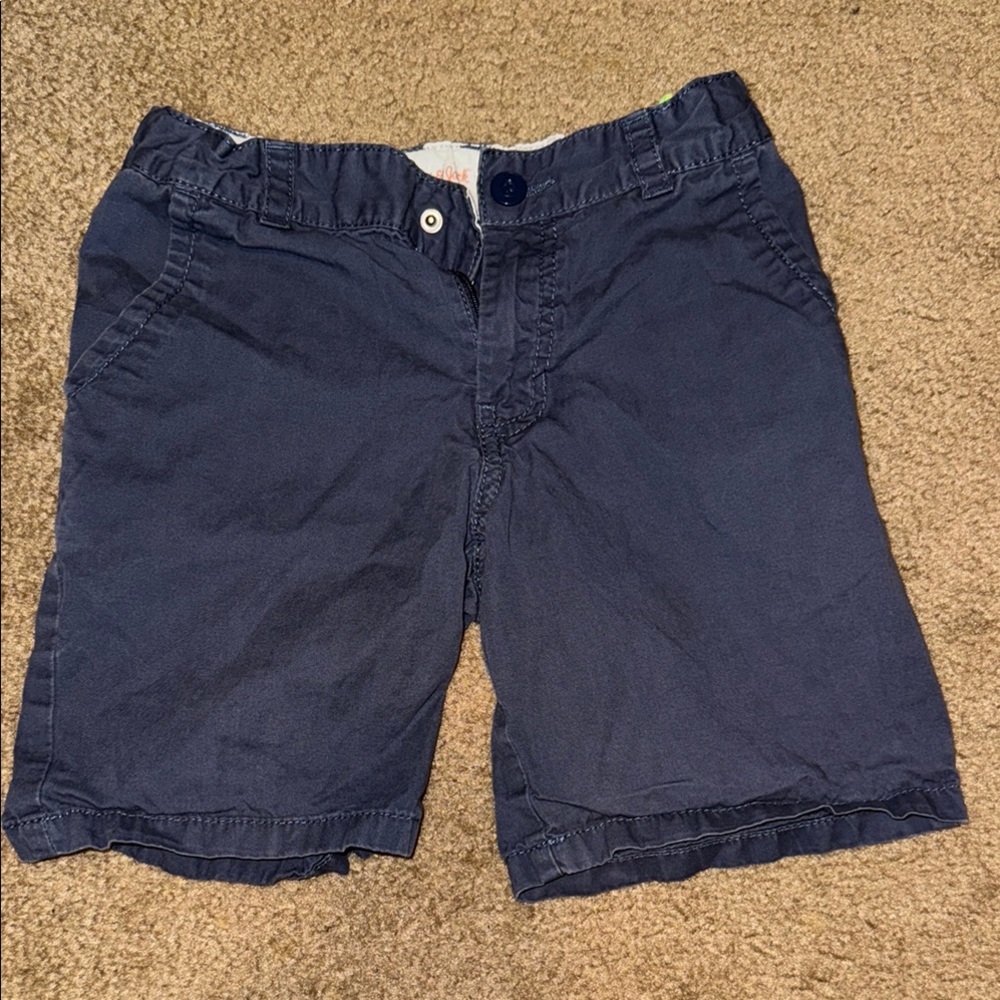 Navy Blue Casual Shorts